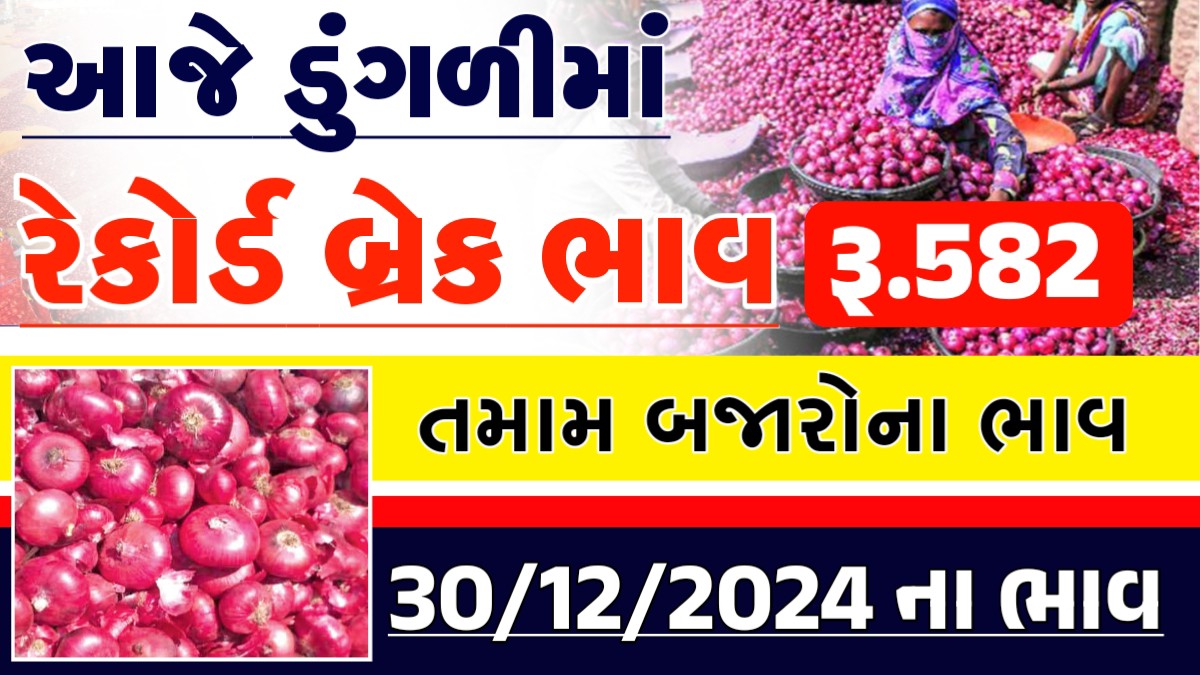 લાલ ડુંગળી બજાર ભાવ